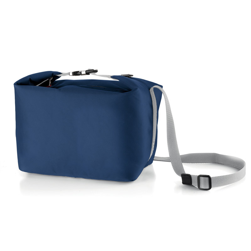 Refroidisseur à pique-nique isolé, service pour 2, Bleu, H 7,7 po x l 10,6 po x P 6,3 po