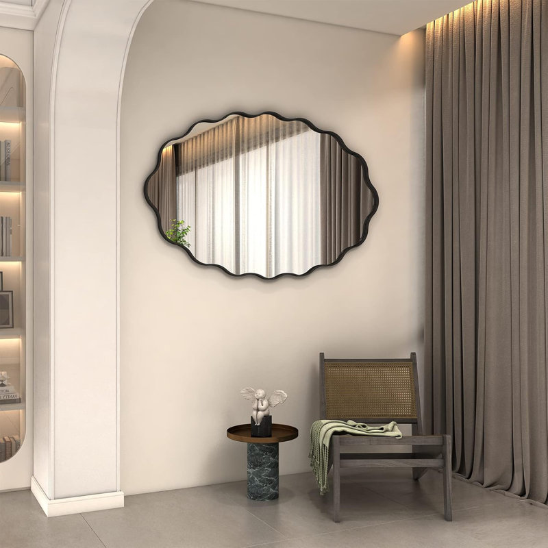 Miroir de salle de bain Wavy, 30 po x 22 po