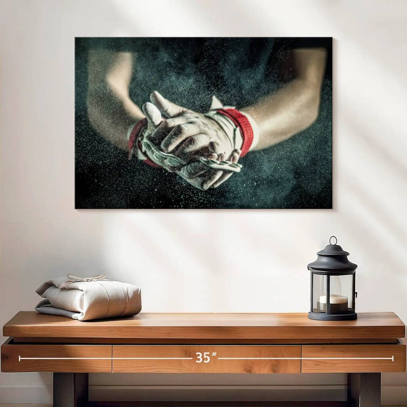 Sireci Dusting The Hands, 16" H x 24" W