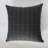 Plaid Throw Pillow, Dark Gray Pillow Cover, Black and Brown Windowpane Sofa Cushion