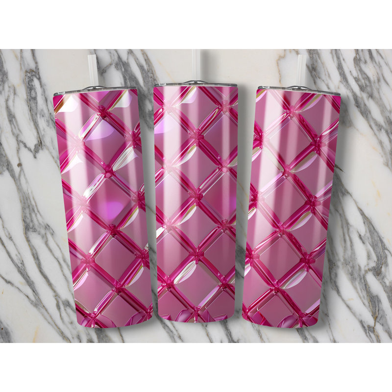 Choose Handmade Tumblers 591 mL Vacuum Insulated Stainless Steel (18/8) Travel Tumbler with Straw
