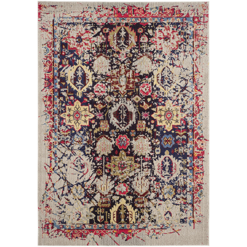 Joaquin Oriental Hand Woven Area Rug, Rectangle 201 x 279 cm