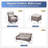 Wickes Haven 7-Person PE Wicker Outdoor Patio Conversation Set With 6" Thickness Cushions-483481591-475736287
