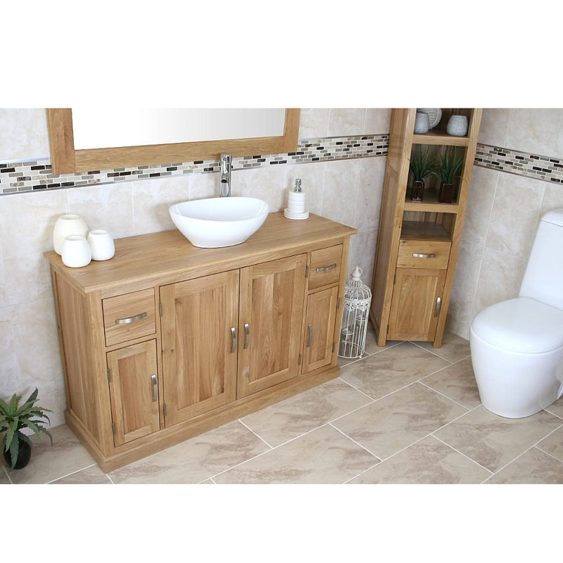 Eckert 1230mm Single Bathroom Vanity with Vessel Ceramic Basin