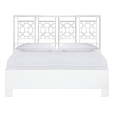 Lattice Back Platform Bed