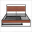 Structure de lit plateforme double en métal avec lit gigogne