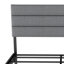 Base de lit plateforme grand lit - avec tête de lit, aucun sommier requis, rangement sous le lit de 14 po?-943447504-943447511