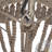 Draped Wood Bead Chandelier-45450634