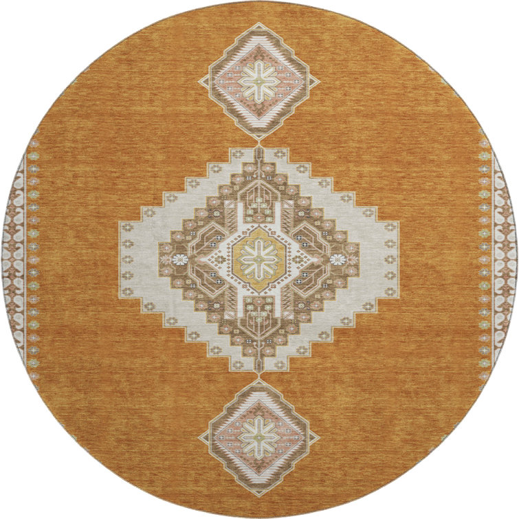 Premium Machine Washable Guada AMF1014 Oriental Rug