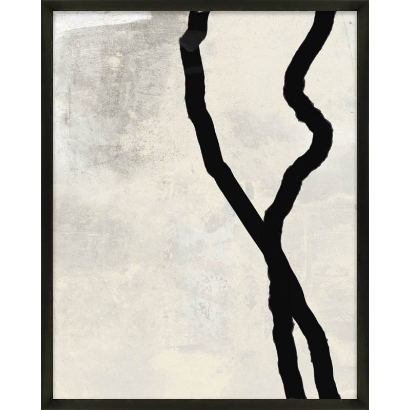 Black Rope 1 Print by Jacques Pilon, Black, 38" H x 30" W x 1.25" D