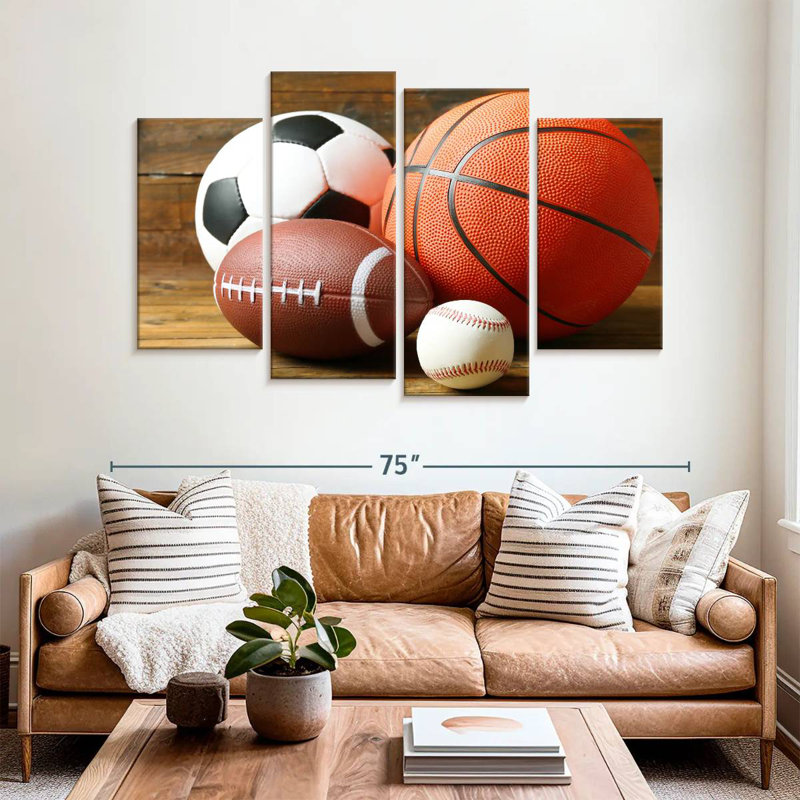 Sireci Balls For Sports, 42" H x 68" W