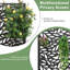 Metal Planter Box with Trellis with Wheels-112275377