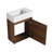 18 Inch Floating Small Bathroom Vanity With Single Sink
