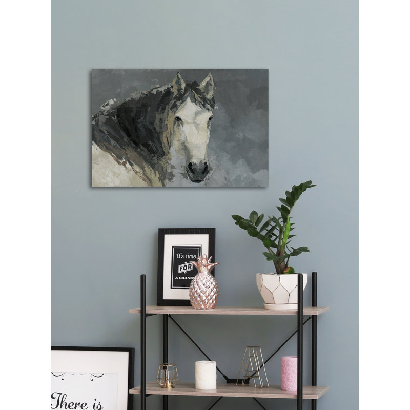 Out Of The Barn - Wrapped Canvas Painting, 66cm H x 101cm W x 2cm D