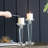 Glass Tabletop Candlestick