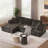 108" Chenille Compression Sectional Sofa with Chaise,Tufted Seat, No Assembly-444880988-444880991