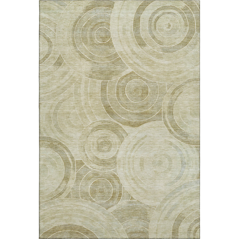 Premium Machine Washable Lubbers AMF1750 Geometric Rug, Rectangle 9' x 12'