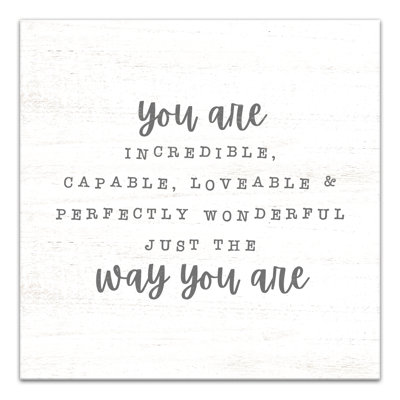 Just the Way You Are Canvas Print