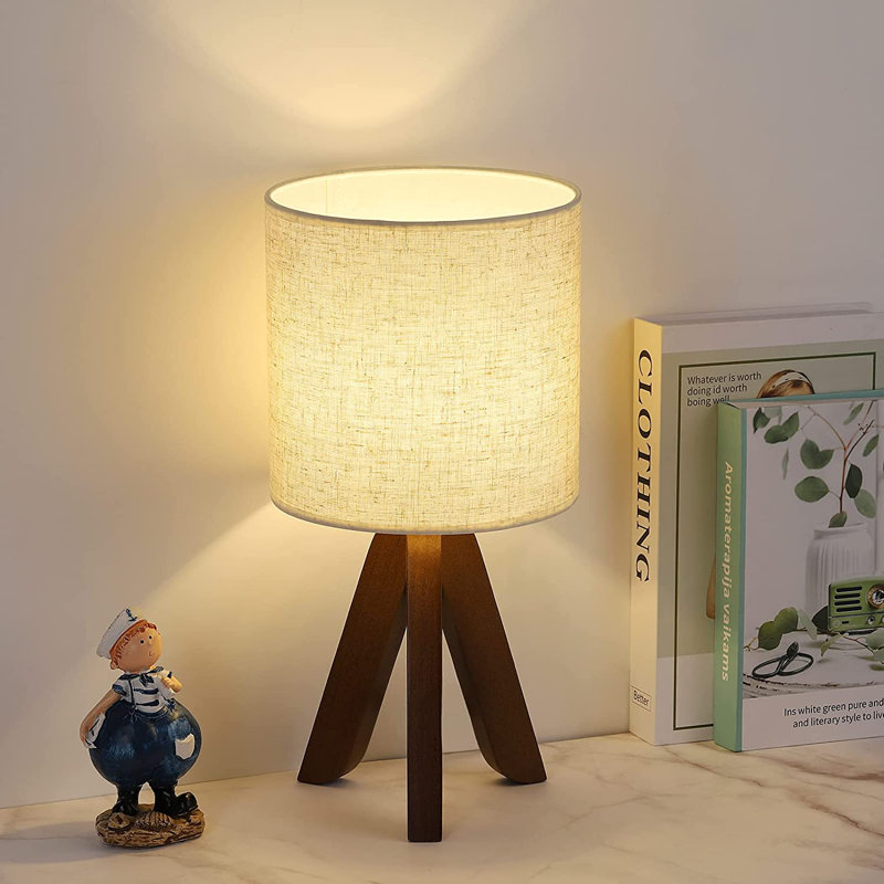 Lampe trépied Damhnait, Brun, Beige