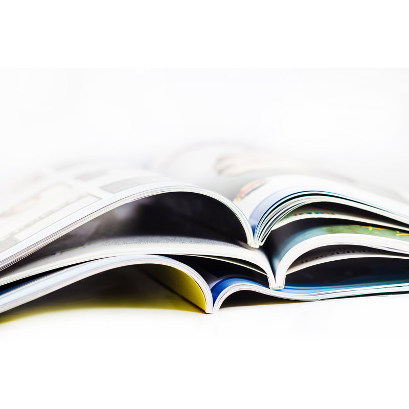 Pile Of Magazines by Artpritsadee - Wrapped Canvas Print, 30cm H x 46cm W x 3.8cm D