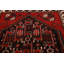 Tapis unique en laine noué à la main de style années 1980 de 5 pi 10 po x 10 pi 5 po rouge Hasanayn