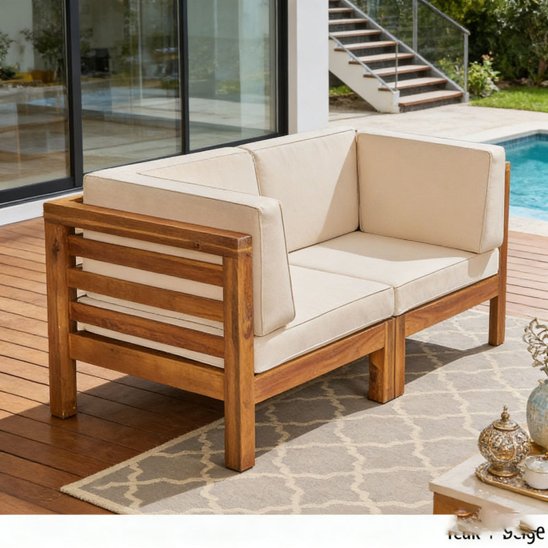 ENSEMBLE DE SIÈGE D'AMOUR 2 pièces, Beige