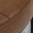 Owen Genuine Leather Round Ottoman-1381695356