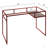 Yasin Glass Top & Writing Desk-1310328221