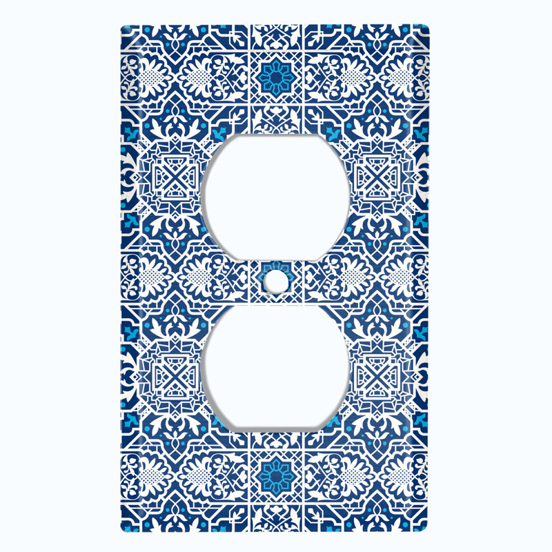 Patterned 1 - Gang Standard Wall Plate
