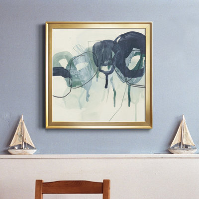 Chaîne Verdigris II - toile encadrée de qualité supérieure - prête à être accrochée