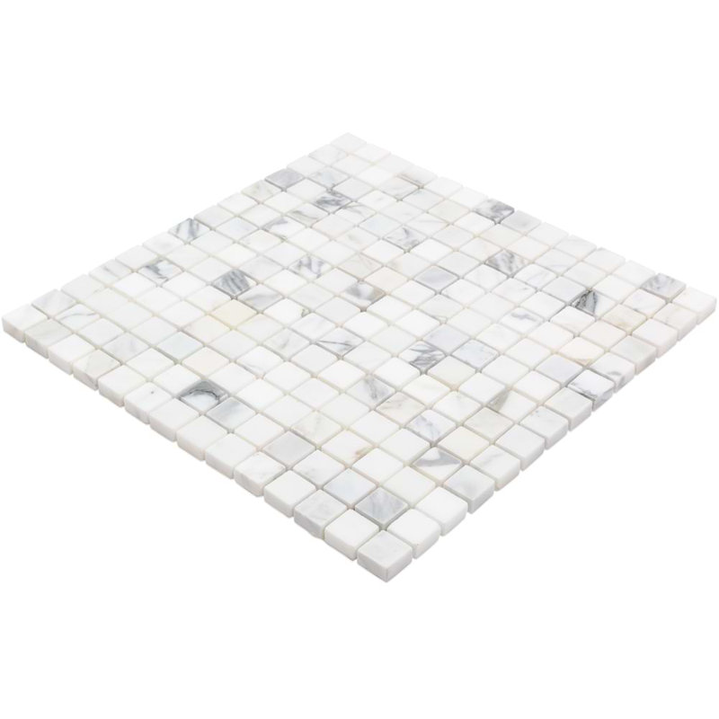 Calacatta 3/4X3/4 Squares Polished Marble Tile