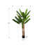 Plante artificielle, bananier de 83 po de hauteur, intérieur, décoratif, faux, plancher, pot, touche réelle, feuilles vertes, pot noir
