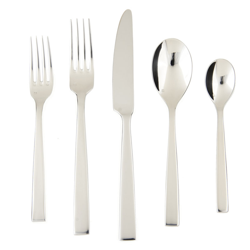 Spada 20 Piece 18/10 Stainless Steel Flatware Set, Service for 4