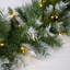 Ensemble de 3 guirlandes de Noël artificielles et ensemble de 2 arbres d'entrée avec lumières DEL