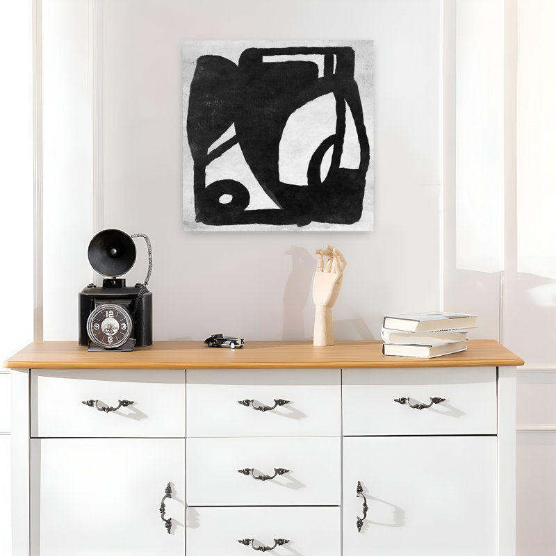Art contemporain contemporain abstrait, H 18 po x l 18 po