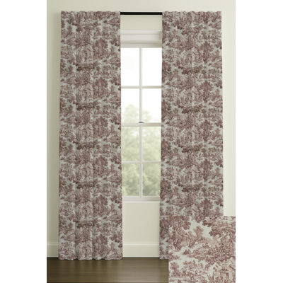 Rod Pocket/Back Tab Blackout Lining Toille Print