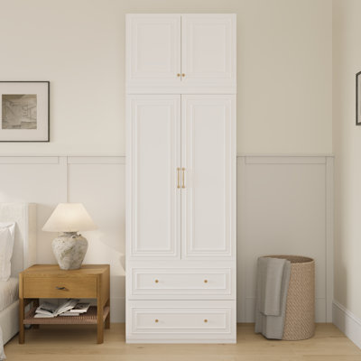 94" 2-Door Armoire with 2 Drawers
