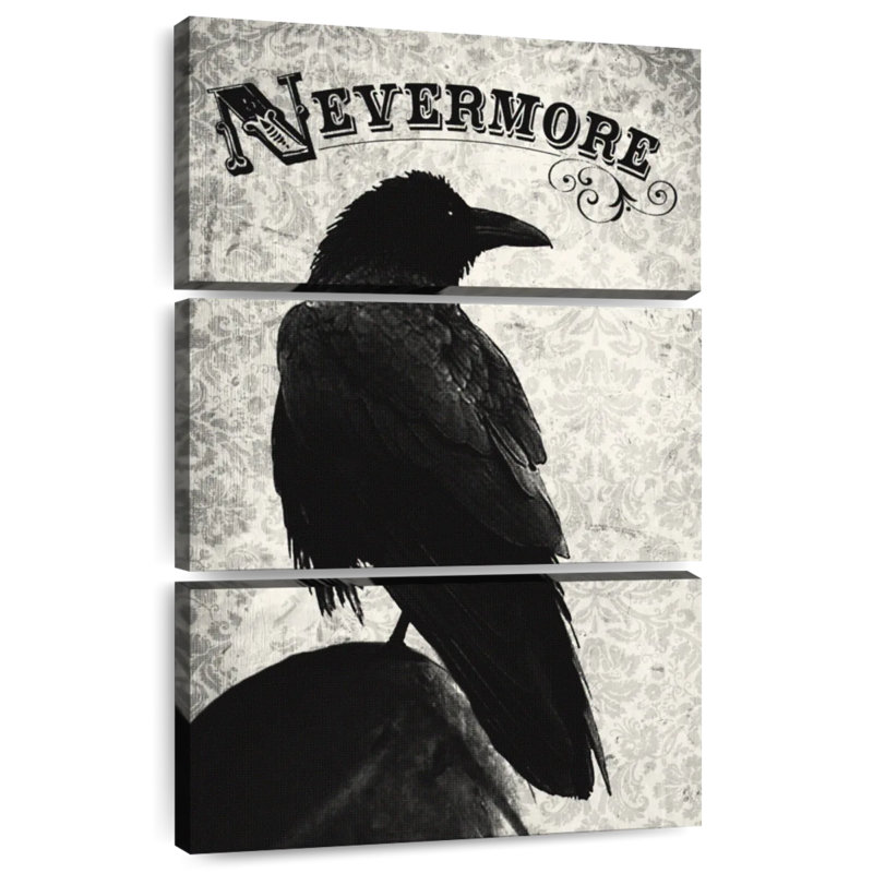 Brampt Nevermore Crow, 32" H x 20" W