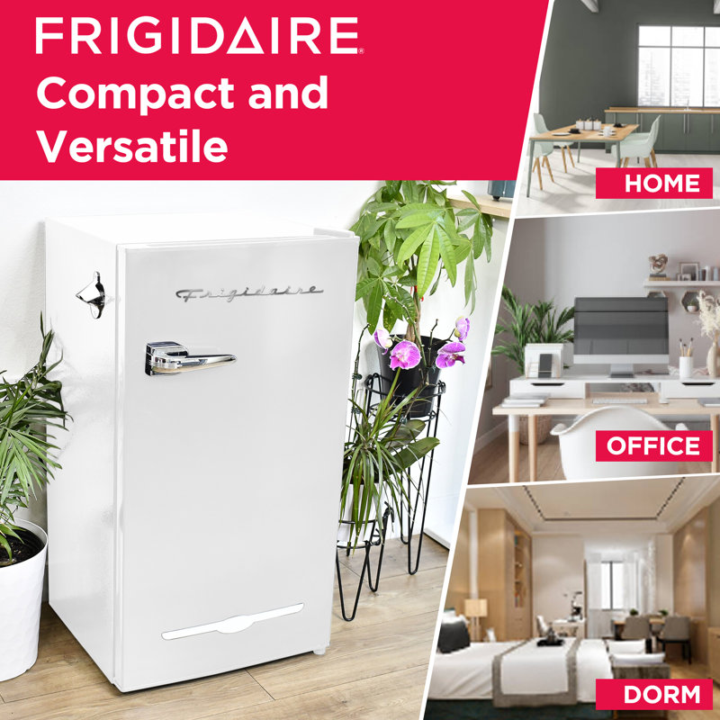 Frigidaire 3.2 CU. FT. Compact Refrigerator (Retro Design), White