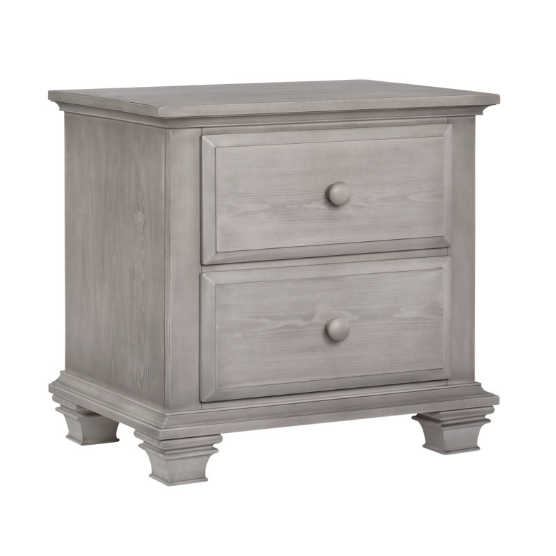 Kenilworth 2 Drawer Nightstand, Stone Wash