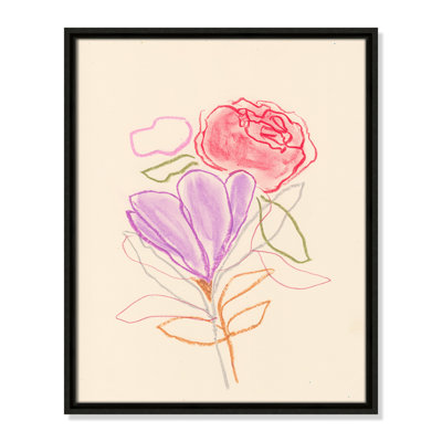 Simple Floral III Print by Bea Dina