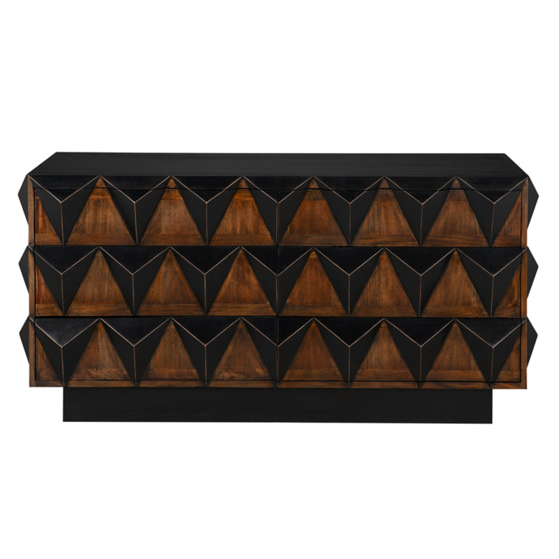 Nigel 6 - Drawer Solid Wood Dresser