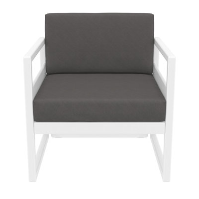 Chaise de patio avec coussins Lane