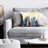 Skyline on abstract cityscape - 26"x26" Throw pillow - Poly twill - Print on demand-92322548-92322549