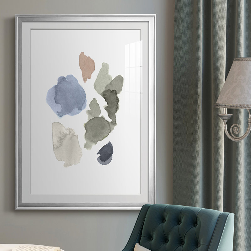 Impression «Fresh Start II», Cadre argenté, H 42,5 po x l 30,5 po x P 1 po