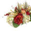 Fall Centerpiece With Hydrangeas, Pomegranates And Wheat