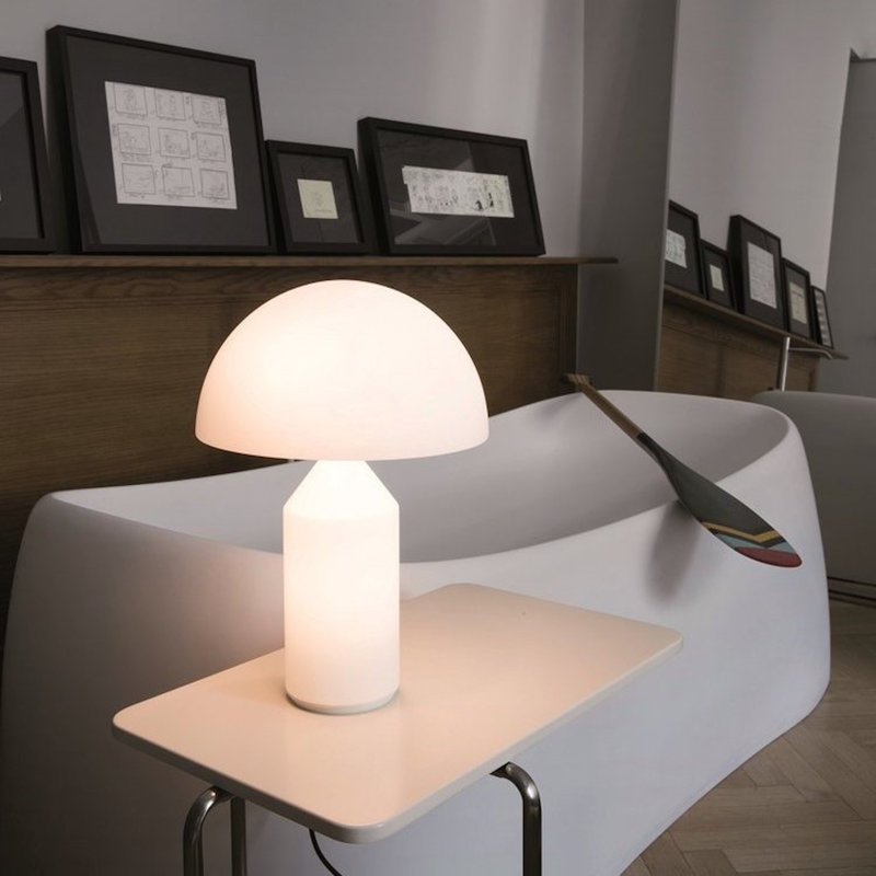 Atollo Table Lamp, 13.8" H x 9.8" W x 9.8" D