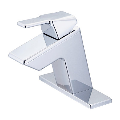 Single-Hole Single-handle Bathroom Faucet with Drain Assembly