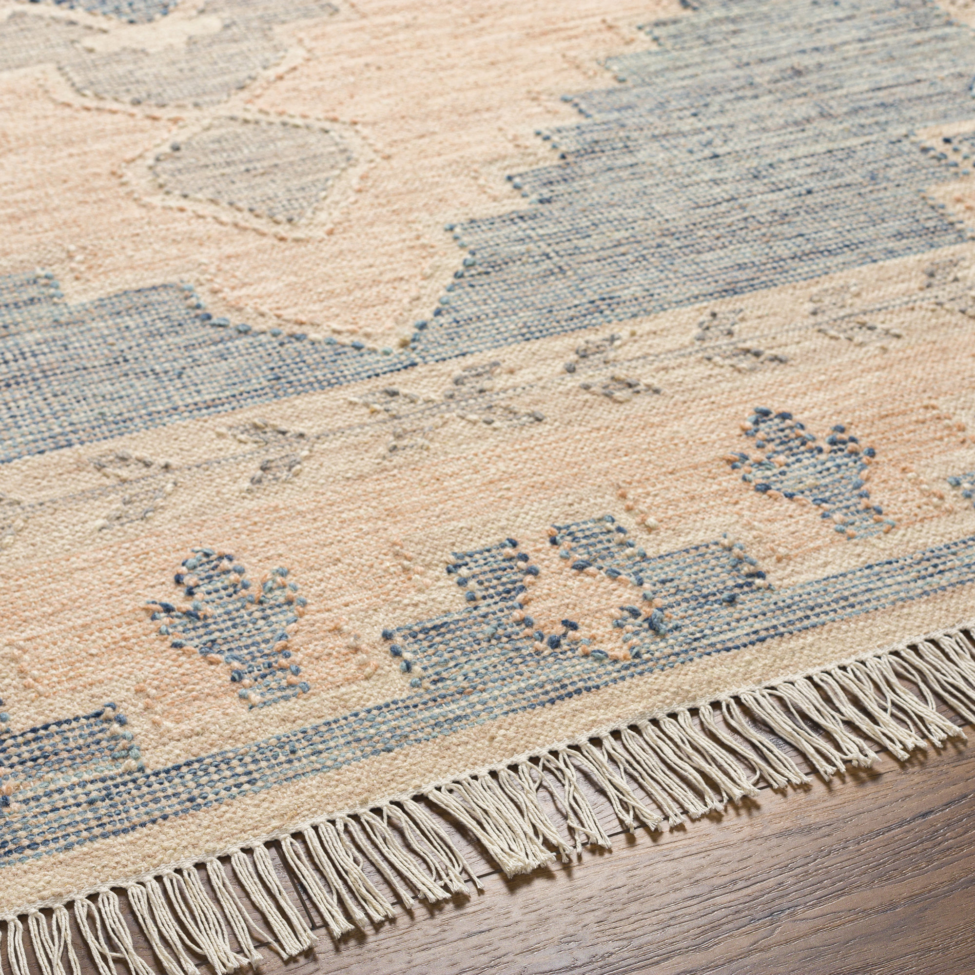 Saber Handmade Wool Rug, Rectangle 8' x 10'