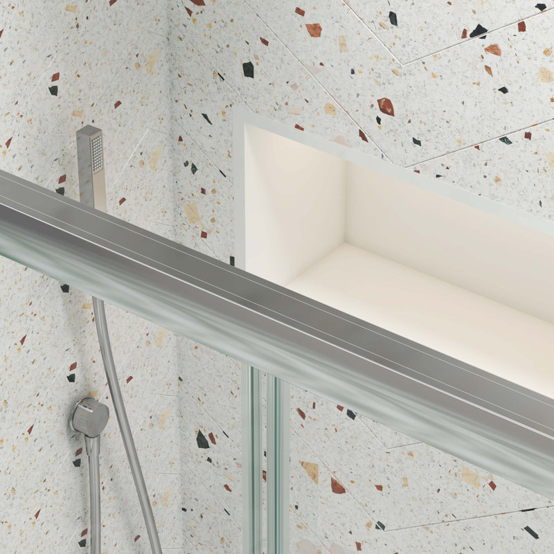 Shower Doors, Double Slide, Silver